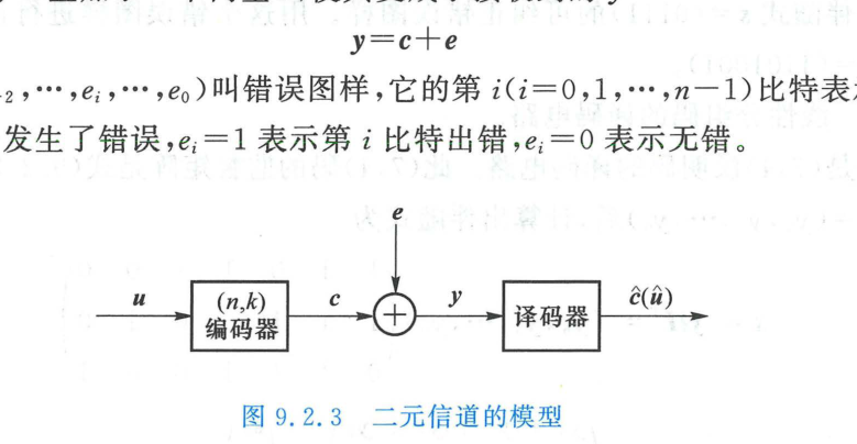 二元信道的模型